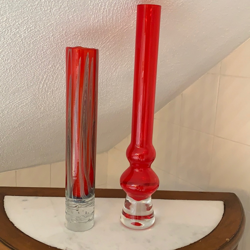 Lenox and Murano vases